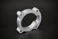 Torque Solution Throttle Body Spacer (Silver): Hyundai Genesis Coupe 2.0T 2010-2012 - TS-TBS-018