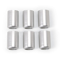 Russell Performance -8 AN Stainless Steel Crimp Collars (O.D. 0.700) (6 Per Pack) - 610372