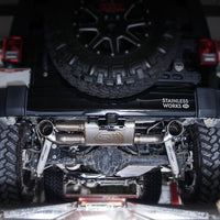 Stainless Works 2007-17 Jeep Wrangler Axleback Exhaust - JPJKAB