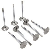 GSC P-D 4G63T Evo1-9/DSM 90-98 Chrome Polished Super Alloy Exhaust Valve - 30.5mm Head(STD) - SET 8 - 2005-8