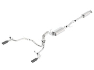 Borla 15-17 F-150 2.7/3.5L V6 EcoBoost / 5.0L V8 Black Chrome Cat-Back Touring Exhaust - 140614BC