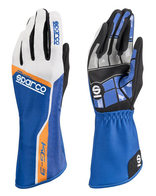 Sparco Glove Track KG3 12 Blu/Org - 00255312AZAF