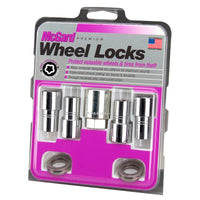 McGard Wheel Lock Nut Set - 4pk. (Long Shank Seat) M12X1.5 / 13/16 Hex / 1.75in. Length - Chrome - 22158