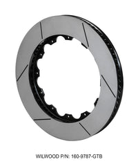 Wilwood Rotor-SV-GT 72 SPC-37 -RH-BLK 14.25 x 1.25 - 12 on 9.19in - 160-9787-GTB