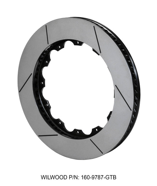 Wilwood Rotor-SV-GT 72 SPC-37 -RH-BLK 14.25 x 1.25 - 12 on 9.19in - 160-9787-GTB