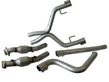 BBK 05-09 Mustang 4.0 V6 True Dual Cat Back Exhaust Conversion Kit With X pipe - 4011