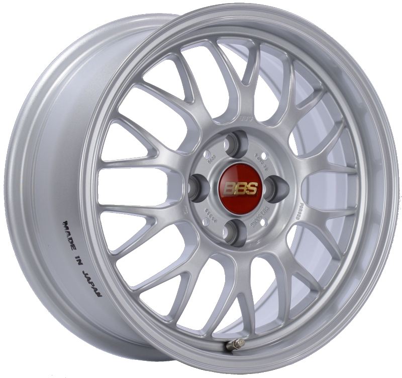 BBS RG-F 15x7 4x100 ET33 Sport Silver Wheel -70mm PFS/Clip Required - RG359SK