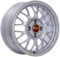 BBS RG-F 15x7 4x100 ET33 Sport Silver Wheel -70mm PFS/Clip Required - RG359SK