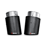 Akrapovic 16-17 BMW 340i (F30 F31) Evolution Line Cat Back (SS) w/ Carbon Tips (Req. Link Pipe) - MTP-BM/SS/2H