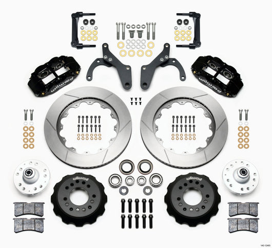 Wilwood Narrow Superlite 6R Front Hub Kit 14.00in 59-64 Chevy Impala / 63-64 Corvette - 140-12465