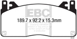 EBC 15-17 Ford Mustang Shelby GT350/GT350R Yellowstuff Front Brake Pads - DP43055R