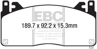 EBC 2015+ Ford Mustang (6th Gen) 5.2L (GT350) Shelby Redstuff Front Brake Pads - DP33055C