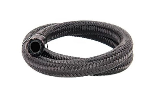 Torque Solution Nylon Braided Rubber Hose -8AN 2ft (0.44in ID) - TS-RH-NR8-2
