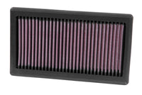 K&N Replacement Panel Air Filter for 2014-2015 Infiniti Q50 3.5L/3.7L V6 (2 Required) - 33-5014