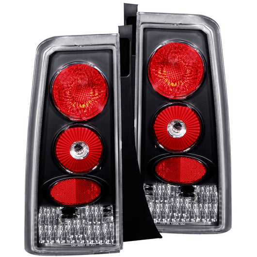 ANZO 2004-2007 Scion Xb Taillights Black - 221103
