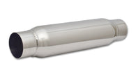 Vibrant SS Resonator (Standard Design) 3in inlet/outlet x 18in long - 1795