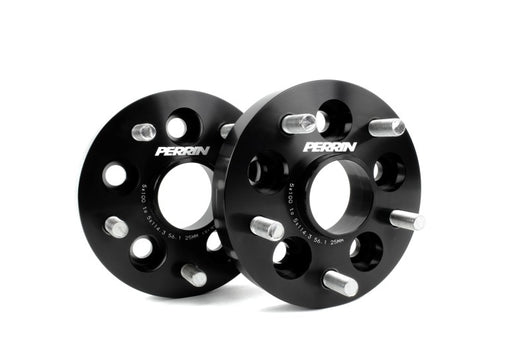 Perrin Wheel Adapter 25mm Bolt-On Type 5x100 to 5x114.3 w/ 56mm Hub (Set of 2) - PSP-WHL-226BK