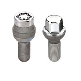 McGard 5 Lug Hex Install Kit w/Locks (Radius Seat Bolt) M14X1.5 / 17mm Hex / 35.4mm Shank L - Chrome - 68032