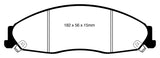 EBC 05-08 Pontiac Grand Prix 5.3 Yellowstuff Front Brake Pads - DP41841R