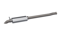 QTP 2018 Jeep Wrangler JL 304SS AR3 Crawler Exhaust w/Turn Down Exit - 625018