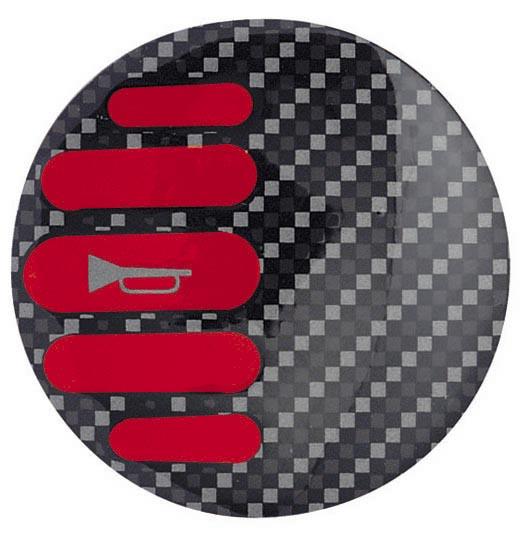 Sparco Horn Emblem Icon Red - 01597GR