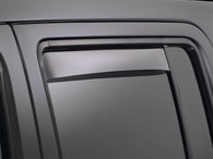 WeatherTech 06+ Jeep Commander Rear Side Window Deflectors - Light Smoke - 71414