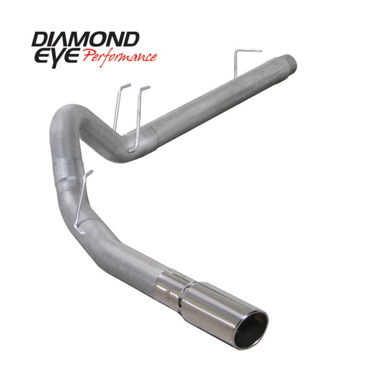 Diamond Eye KIT 4in DPF-BACK SGL AL 08-09 6 4L F250/F350 PCKGD BX46X14X14OD EL-PL 44inX13 5inX13 5in - K4360A