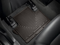 WeatherTech 2007-2014 Volvo S80 Rear Rubber Mats - Cocoa - W170CO