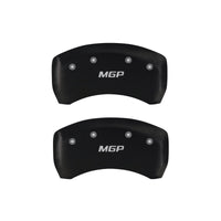 MGP Rear set 2 Caliper Covers Engraved Rear MGP Red finish silver ch - 10010RMGPRD