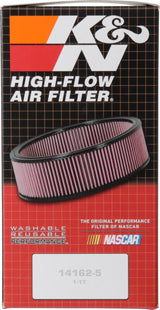 K&N Custom Round Filter 5-1/8in FLG / 9in OD x 4-1/8in HW/VENT - 60-1120