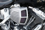 K&N Street Metal Intake System 01-16 Harley Davidson Shaker Silver H/D Softail/Dyna Fl - RK-3950S