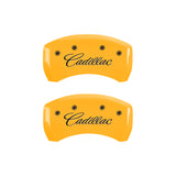 MGP 4 Caliper Covers Engraved Front & Rear MGP Black finish silver ch - 35008SMGPBK
