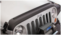Bushwacker 07-18 Jeep Wrangler Trail Armor Hood and Tailgate Protector Excl Power Dome Hood - Black - 14013
