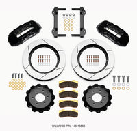 Wilwood TX6R Front Kit 15.50in Black 2010-Up Ford F150 (6 lug) - 140-13865