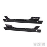 Westin/Snyper 07-17 Jeep Wrangler Rock Slider Steps - Textured Black - 42-7005