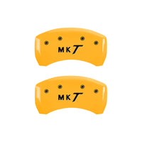 MGP 4 Caliper Covers Engraved Front & Rear MGP Black finish silver ch - 36020SMGPBK