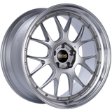 BBS LM-R 21x10 5x120 ET35 Diamond Silver Center Diamond Cut Lip Wheel -82mm PFS/Clip Required - LM326DSPK