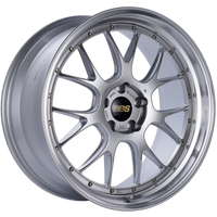 BBS LM-R 21x10 5x120 ET35 Diamond Silver Center Diamond Cut Lip Wheel -82mm PFS/Clip Required - LM326DSPK