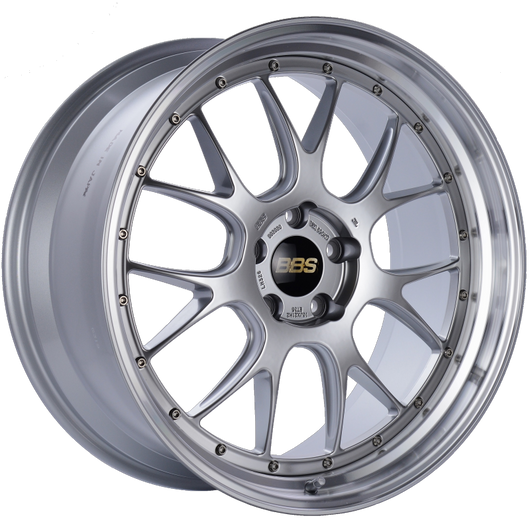 BBS LM-R 21x10 5x120 ET35 Diamond Silver Center Diamond Cut Lip Wheel -82mm PFS/Clip Required - LM326DSPK