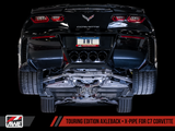 AWE Tuning 14-19 Chevy Corvette C7 Z06/ZR1 (w/o AFM) Track Edition Axle-Back Exhaust w/Black Tips - 3020-43081