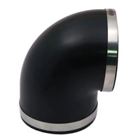 Spectre Coupler 4in. Elbow / 90 Degree (PVC) - Black - 9781
