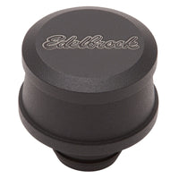 Edelbrock Billet Aluminum Breather w/ Black Powder Coat Finish - 42133