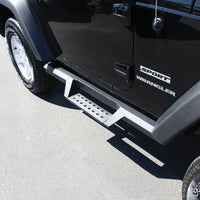 Westin/HDX 07-17 Jeep Wrangler 2Dr Drop Nerf Step Bars - Textured Black - 56-13315
