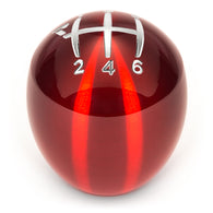 Raceseng Slammer Shift Knob (Gate 1 Engraving) Mazda Miata ND Adapter - Red Translucent - 08211RT-08011-0811012