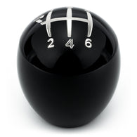 Raceseng Slammer Shift Knob (Gate 1 Engraving) Mazda Miata ND Adapter - Black Gloss - 08211BG-08011-0811012