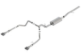 Borla 19 Chevrolet Silverado/GMC Sierra 1500 6.2L SS Touring Catback Exhaust - Carbon Fiber Tips - 140772CF