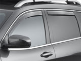 WeatherTech 2014-2016 Jeep Cherokee Front and Rear Side Window Deflectors - Light Smoke - 72741