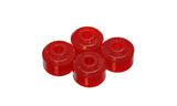 Energy Suspension Universal Red Shock Bushing Set 5/8in Nipple 3/8in ID 1-3/8in OD 4/Set - 9.8144R