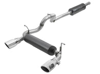 Rebel Series 2.5in 304 SS Cat-Back Exhaust w/ Polished Tips 2018+ Jeep Wrangler (JL) V6 3.6L - 49-38066-P
