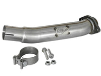 aFe Twisted Steel 2in Stainless Steel Loop Delete Down-Pipe 2018+ Jeep Wrangler (JL) V6 3.6L - 48-48024